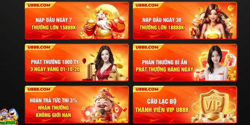 U888 - Điểm Cược Dẫn Đầu Xu Thế Về Chất Lượng Dịch Vụ Khuyến mãi đặc sắc khi chinh phục nền tảng